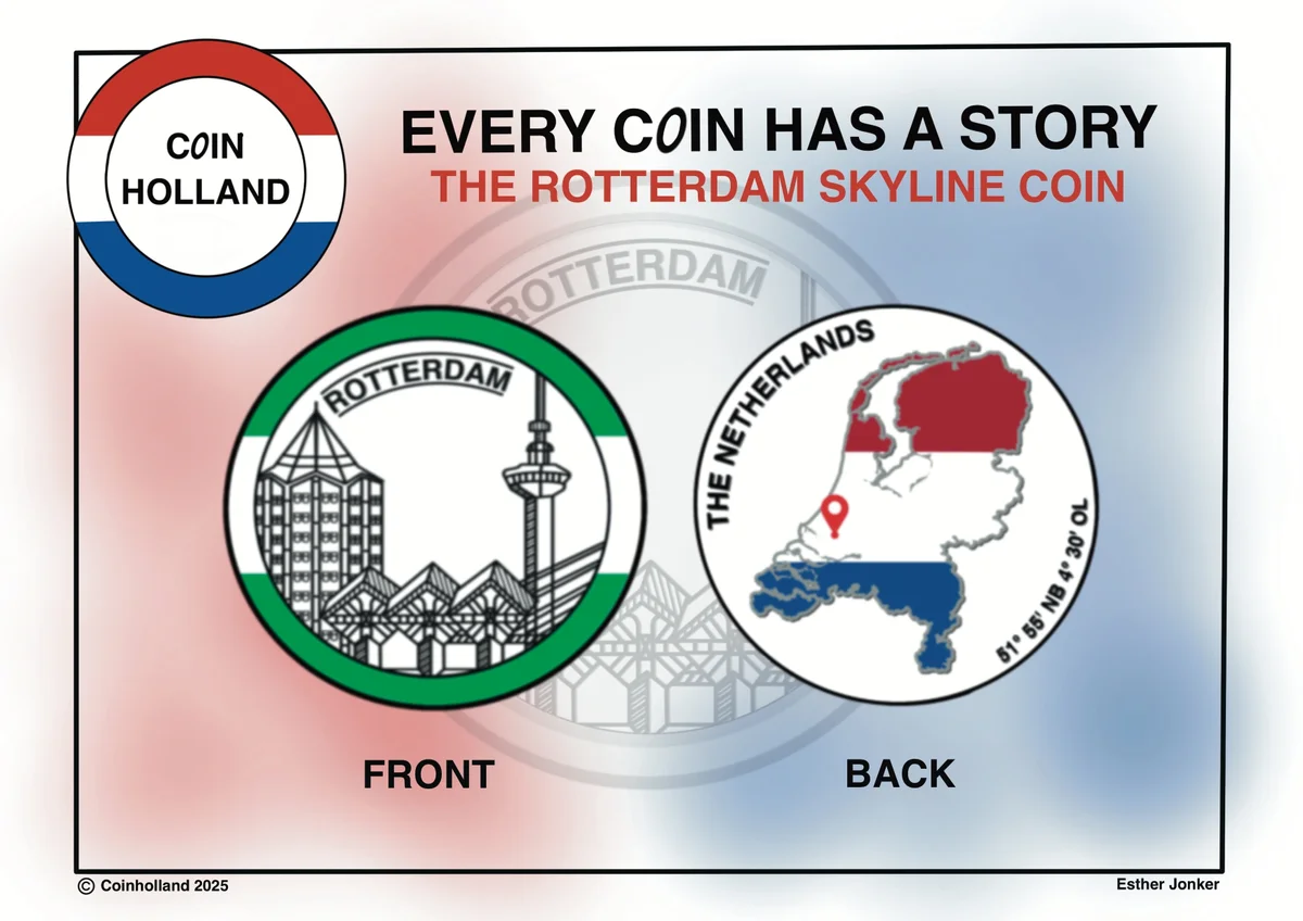 De Rotterdam Skyline coin